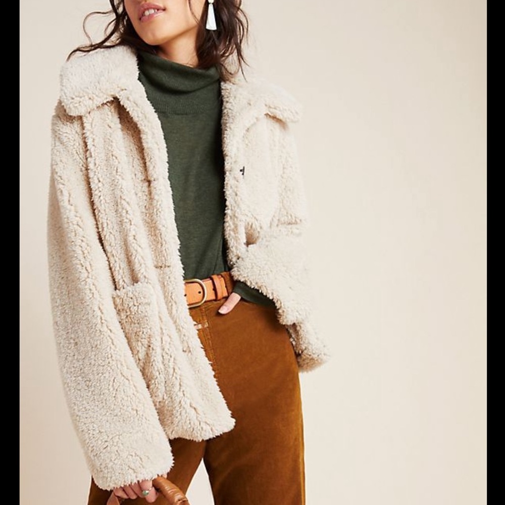 Sanctuary Teddy Jacket in Moonstone NWT Super Soft